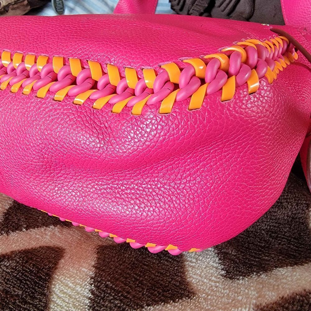 Coach Neon Dakota Crossbody Flap Purse with Whipstitch Chain Detail - Picture 7 of 14